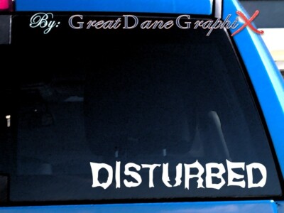 Disturbed - Vinyl Decal Sticker -Color Choice -HIGH QUALITY | eBay