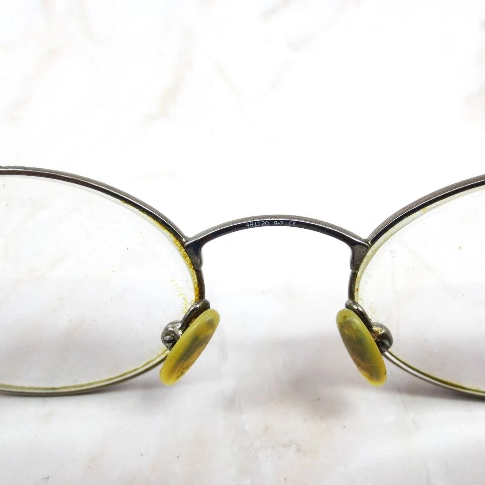 Marco de gafas Safilo Team para mujer gris metalizado forma ovalada borde completo 49-20 Foto 4 de 4