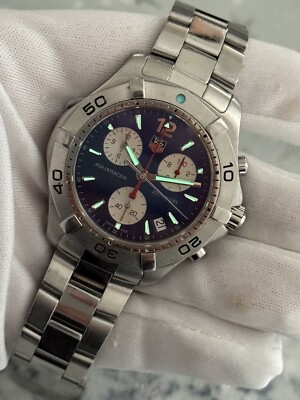 TAG Heuer Aquaracer Chronograph 本体 Tag Heuer Aquaracer 300M Diver Chronograph Quartz Mens 42mm Blue