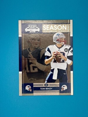 2008 Playoff Contenders #58 Tom Brady - NFL Trading Card