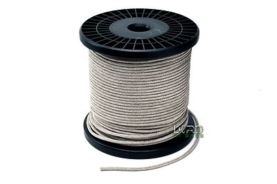 4650 Watt 10 ft. Braided Tinsel Lead Wire Speaker Repair 0.110'' (2.8mm)
