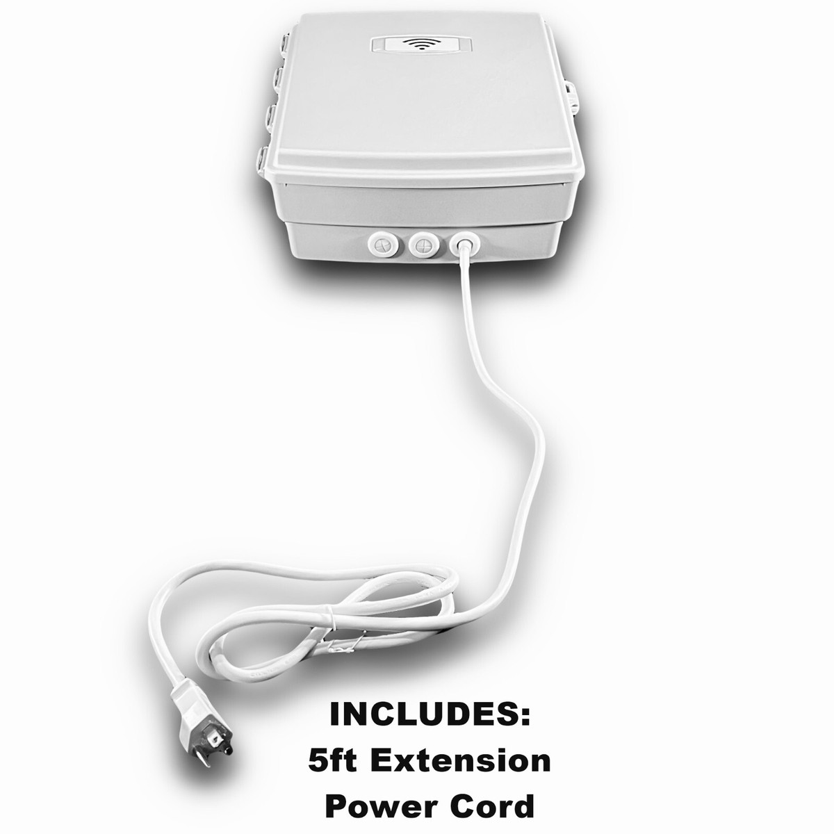Waterproof WiFi Outdoor Weatherproof Network Enclosure Box w 5ft