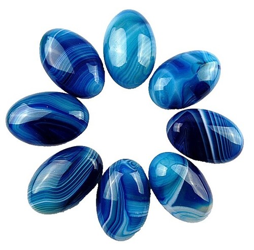 10mm Smooth Finish Dragon Vein Agate Beads, Blue, LWM05, Sold Per Pkg &ndash; Charms Beads Vendor