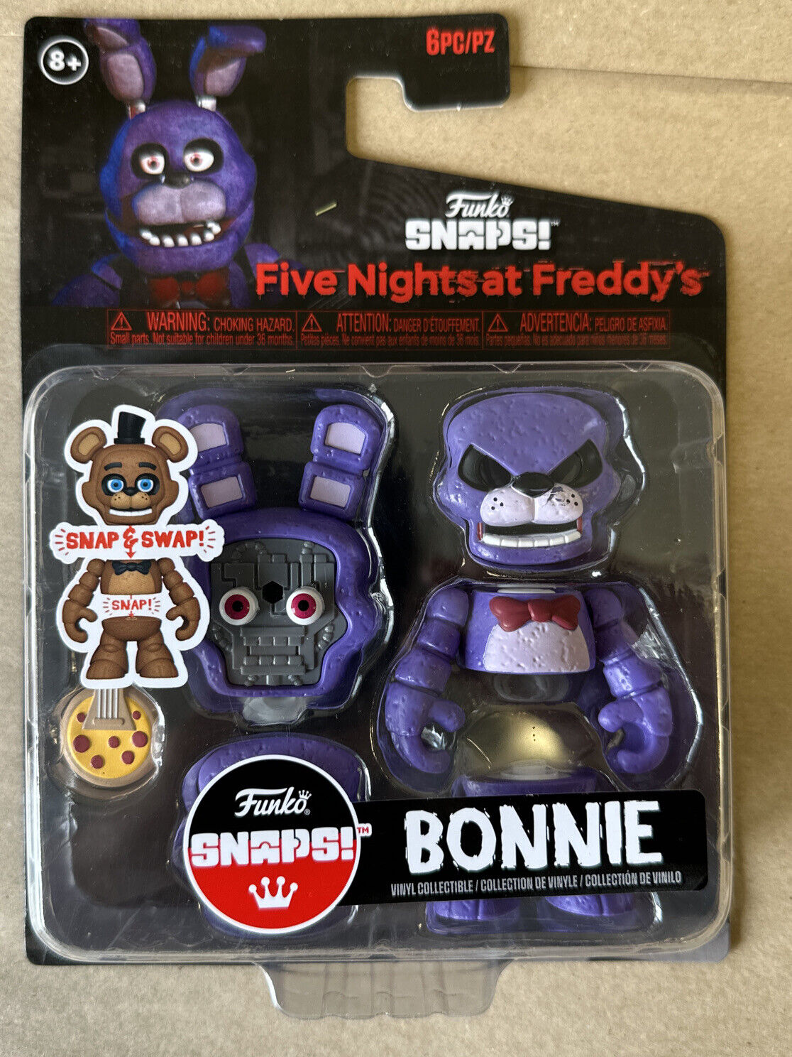 FNAF FUNKO SNAPS BONNIE, TOY BONNIE, AND BABY REVIEW! - Five