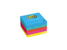 Post-it Notes 6545UC Original Pads in Jaipur Colors, 3 x 3, 100/Pad, 5 Pads/Pack