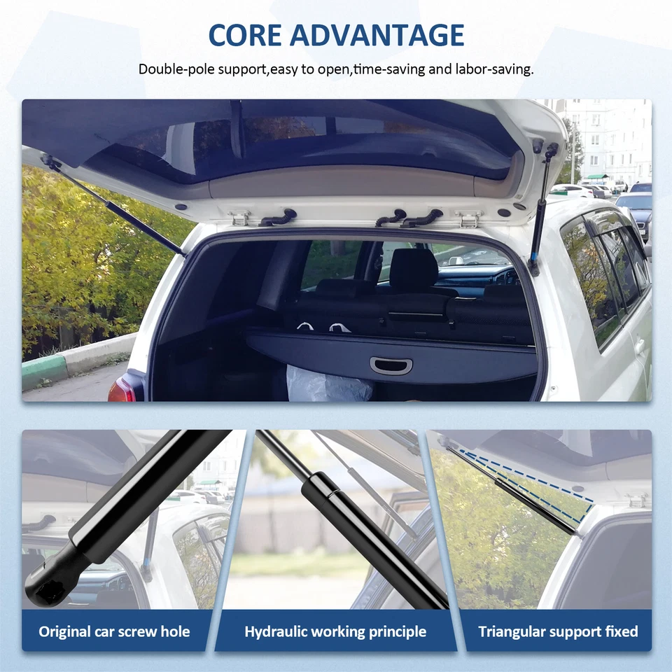 For 2012-2015 Honda Crosstour Qty 2 Hatchback Lift Support Shocks Struts Foto 3 de 4