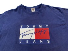 Vintage 90s Tommy Hilfiger Jeans Logo USA Made T Shirt