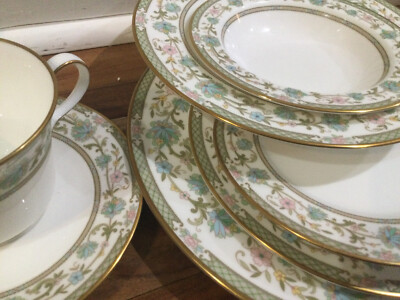 Noritake Bone China 9704 Sakura 2pc dinner plates 10.5'' Floral | eBay