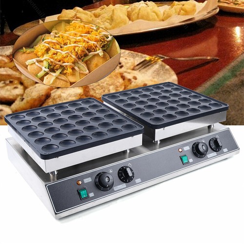 110 V 36/72 Hole Electric Dutch Poffertjes Mini Pancake Baker Maker Machine New - Picture 2 of 30