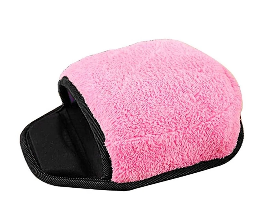 USB Heated Mouse Pad Hand Warmer Wristguard Built-in Heated Pad Pink JAPAN NEW - Image 3 of 4