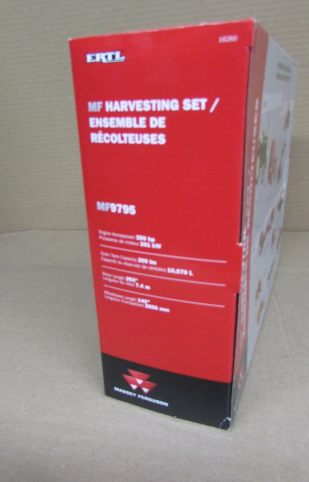 Massey Ferguson 6 Piece Harvesting Set #16260 New 1/64 Farm Toys - Image 4 of 4