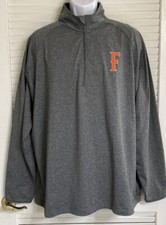 Men's Florida Gators 1/4 Zip Long Sleeve Pullover Jacket, 2XL