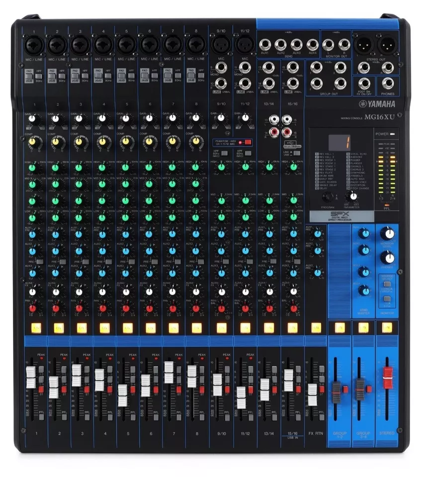 New Yamaha MG16XU 16 channel mixer with USB and effects - Image 3 of 4