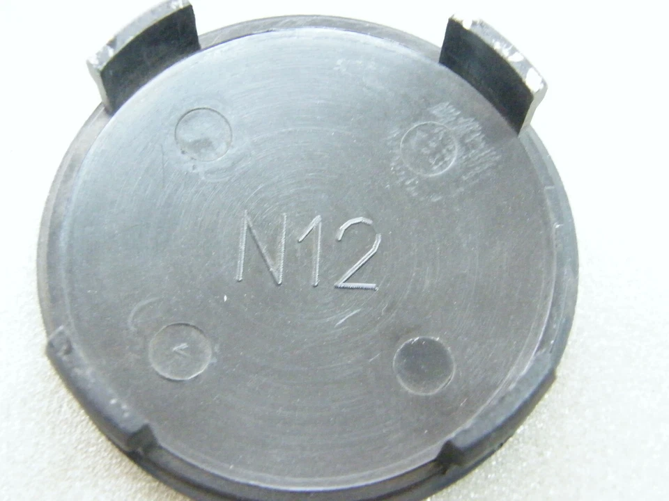 Original RIAL M10 Nabenkappe 71 75 mm schwarz N 12 Nabendeckel Felgenkappe N12 - Bild 2 von 3
