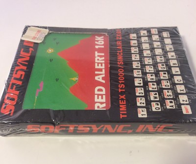 Timex Sinclair TS1000 ZX81 Softsync Red Alert 16K Game Software