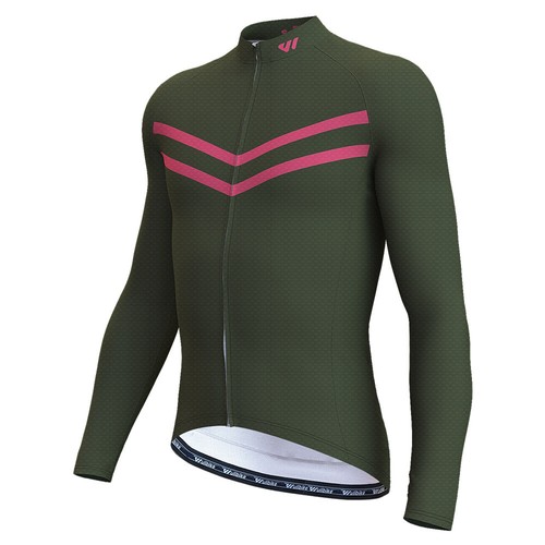 Long Sleeve Mens Cycling Jersey Wulibike Cycle Shirt Pocket Quick Dry Breathable - Picture 20 of 34