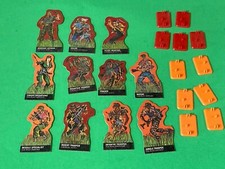 GI Joe Commando Attack game pieces, 11 Joe pa...