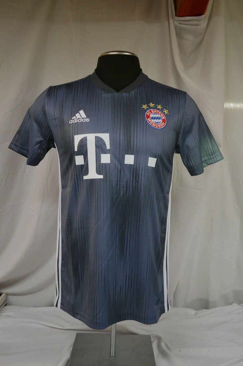 Adidas Men's 2018/19 Bayern Munich 3rd Soccer Jersey (Steel