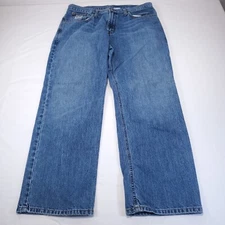 Cinch White Label Jeans Mens 35x30 MB92834 Relaxed Ranch Cowboy Rodeo Western