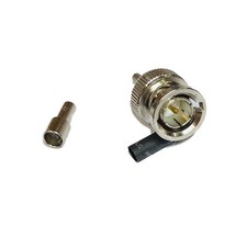 75oHM BNC Male plug crimp for RG316 RG174 RG179 LMR100 Cable Straight Connector