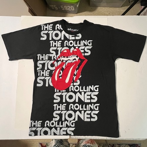 Vintage Rolling Stones Concert Tour T-shirt 2003 LICK Cotton M-L Buddhist Punk
