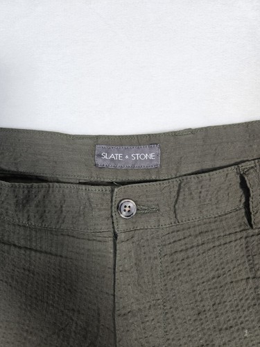 Slate And Stone Shorts Mens W38 Camo Green Performance Stretch Outdoors Golf - Picture 2 of 9