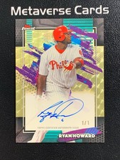 Marketplace image: 2026 Topps Finest SuperFractor #FA-RHO Ryan Howard Auto 1/1 Phillies