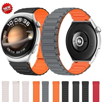 Silikon Magnet Armband Für Samsung Galaxy Watch 3 45mm 46mm Gear S3 2 R380 22mm