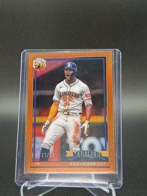 2026 Topps Chrome - Julio Rodriguez #91CB-13 1991 Orange /25🔥 - Mariners