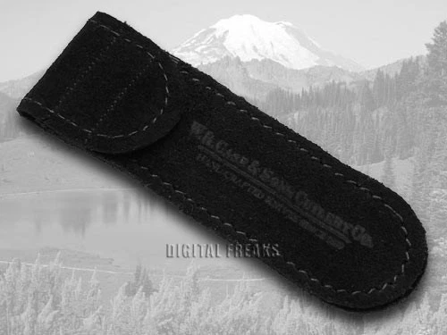 Case xx 5 Pequeña Bolsa de Cuero Gamuza Negra para Cuchillos de Bolsillo 9066 Foto 2 de 4