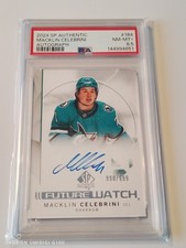 2024-25 Sp Authentic Future Watch Auto Macklin Celebrini  /999 PSA 8.5