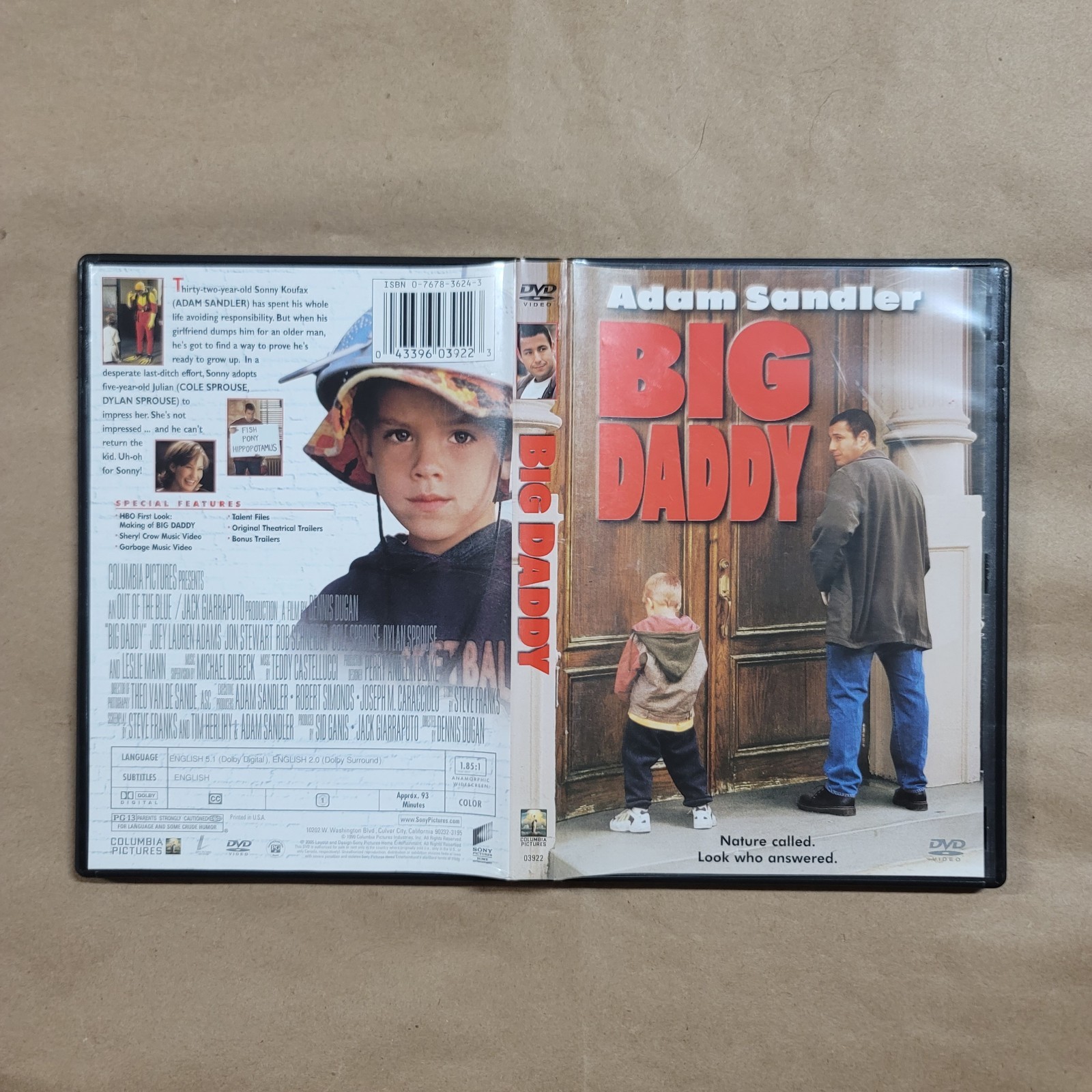 Big Daddy (DVD, 1999)