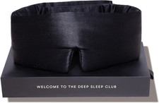 Silk Sleep Mask - Face-Hugging, Padded Cocoon for Luxury Sleep in Total Darkness