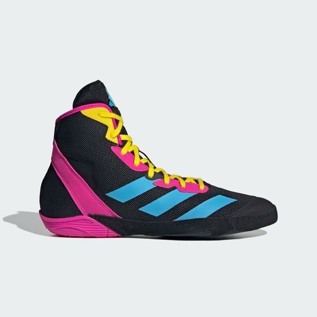 Adidas ADIZERO Scarpe da Lutte Wrestling Shoes Scarpe da Boxe Nero/Rosa JQ4990
