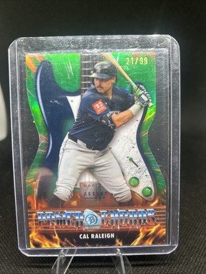 Topps 2026 Bowman Chrome Power Chords PC-21 Cal Raleigh Mariners 21/99