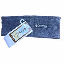 Columbia Fleece Headband Ear Warmer Gray One Size Unisex Logo