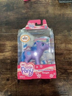 Toboggan is a My Little Pony (Gen 3, released ~2005) from the Winter Series III