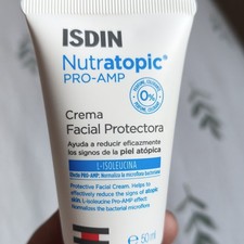 ISDIN Nutratopic Pro-AMP Protective Facial Cream Moisturiser, Perfume-Free 50ml