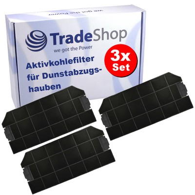 3x Aktivkohlefilter für Bosch DHI665G DHI685G DHI665GCH/01 DHI675G DHI685S/01