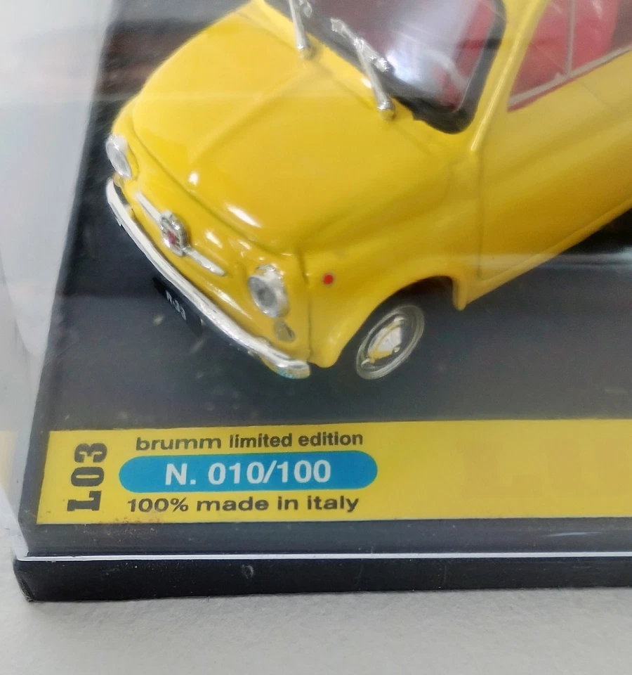 Modello da collezione 1:43 L03 Fiat 500 Lupin III Wanted Goemon N.010/100 - Immagine 2 di 4