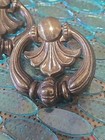 Vintage Drop Handles Drawer Door Dresser Pulls Furniture Vintage Hardware Pair  — photo 2