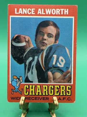 1971 Topps #10 Lance Alworth - VG