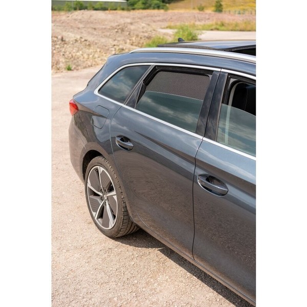 Sonnenschutz FüR Seat Leon Kombi Ab Bj. 2020, Blenden 2-Teilig Hintere TüRen-image