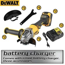 Dewalt DCG414 18V Max XR Brushless Angle Grinder - 125mm, 8800 RPM, Cutting  Po