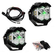 Baja Designs Lp4 Pro Led Aux Light Pod - Pair Drivingcombo Clear Green 297816