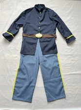 Incharacter Civil War Soldier  Boys jumpsuit with Belt Halloween Costume size 8
