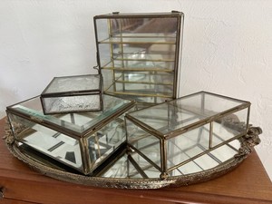 Vintage Glass Display Case | eBay
