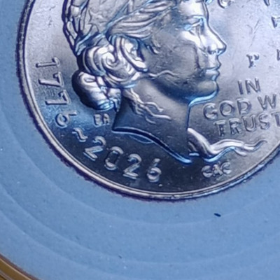 2026 P Dual Date 1776-2026  Dime w/ Error ''DIE CRACK UNDER BUST''  Free Shipping