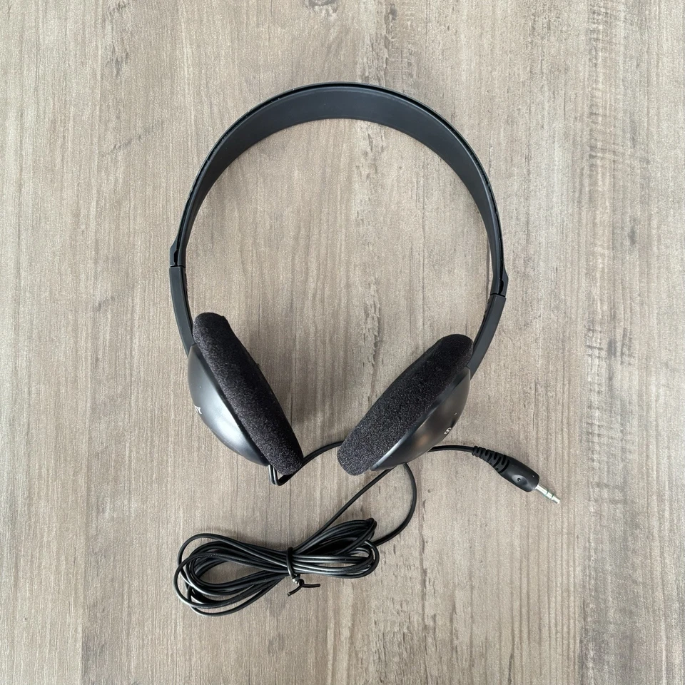 Fones de ouvido Sony MDR-201 Walkman Discman fones de ouvido pretos SOM TESTADO ÓTIMO! - Imagem 3 de 4