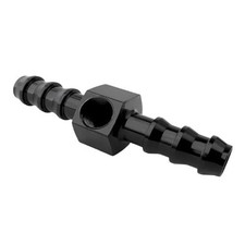 Fuel Pressure Gauge Fitting Adapter Barb Aluminum Inline Fuel Pressure 5/16"